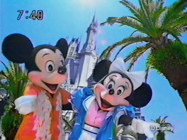 未使用TODAY♥2000年7月〜2001年4末までフル 東京ディズニーランド 東京ディズニーランド20周年 ミッキーと見よう!アニバーサリー