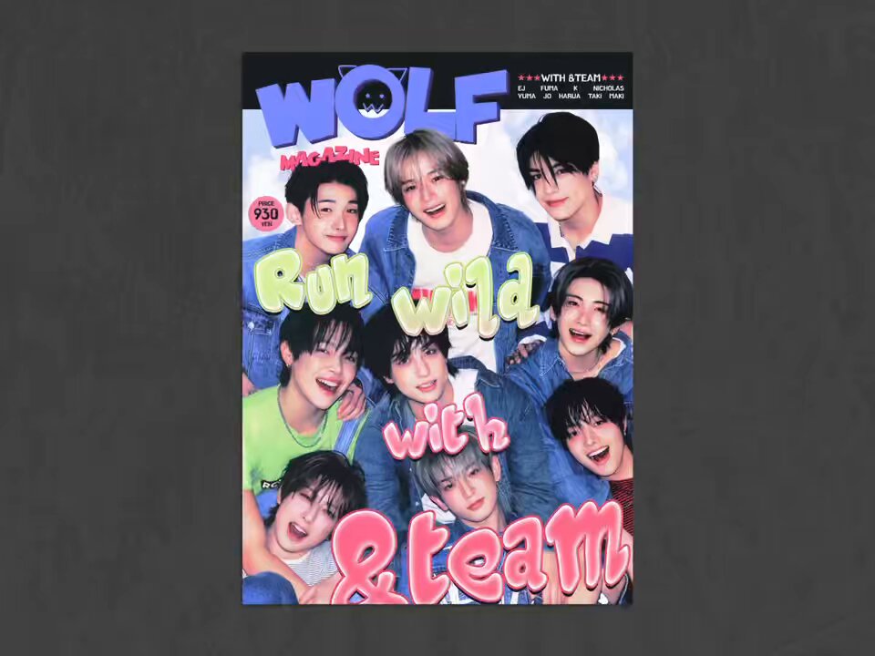 &TEAM YUMA 写真集 MAGAZINE with BOYFRIEND 2025 February Cover : YUMA×HARUA(&TEAM