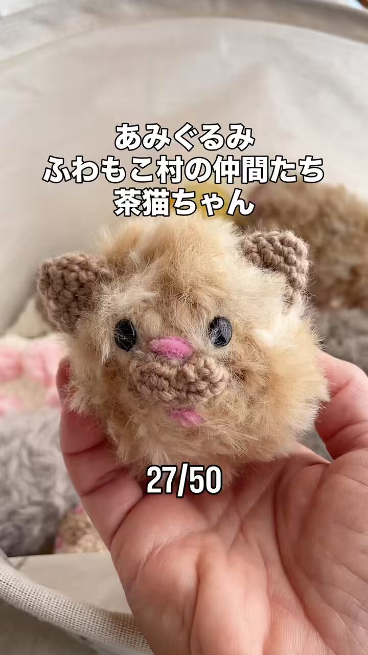 あみぐるみちゃん「なかじ」 マナちゃん あみぐるみ｜手編みと手芸の情報サイト あむゆーず