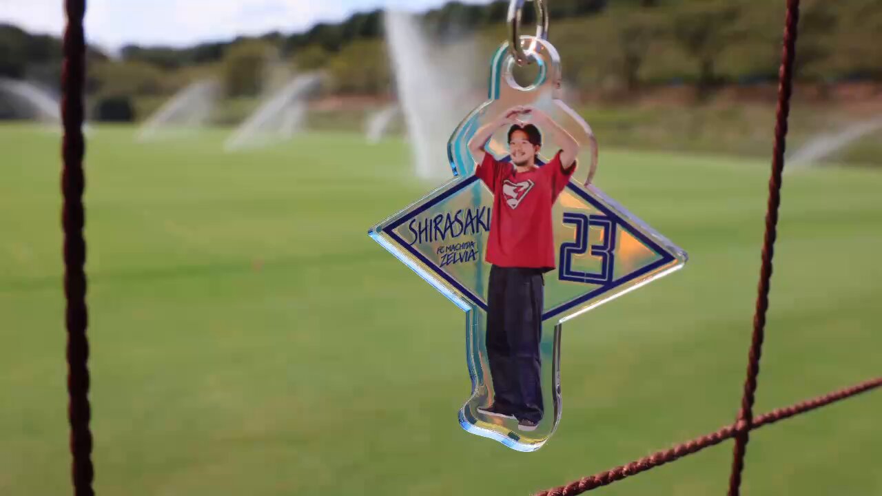 ヴィッセル神戸 優勝祈念 オーロラキーホルダーセット ヴィッセル神戸 ユニフォーム型アクリルキーホルダー（1st