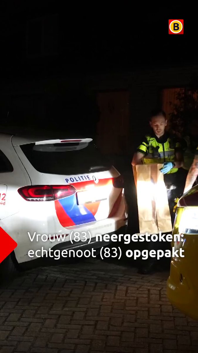 Steekpartij in huis van ouder echtpaar