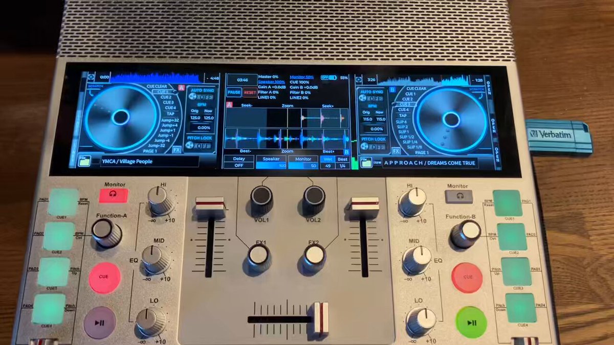 ポーダブルDJシステム FJ1 ミューシグナル @kokomoca's video Tweet