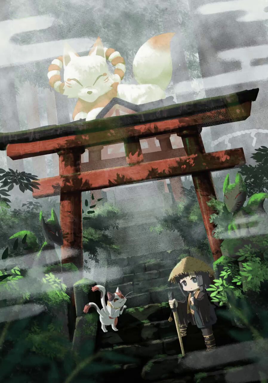こまいぬページ ⛩狛戌⛩（こまいぬ）ミニキャライラストレーター（mini
