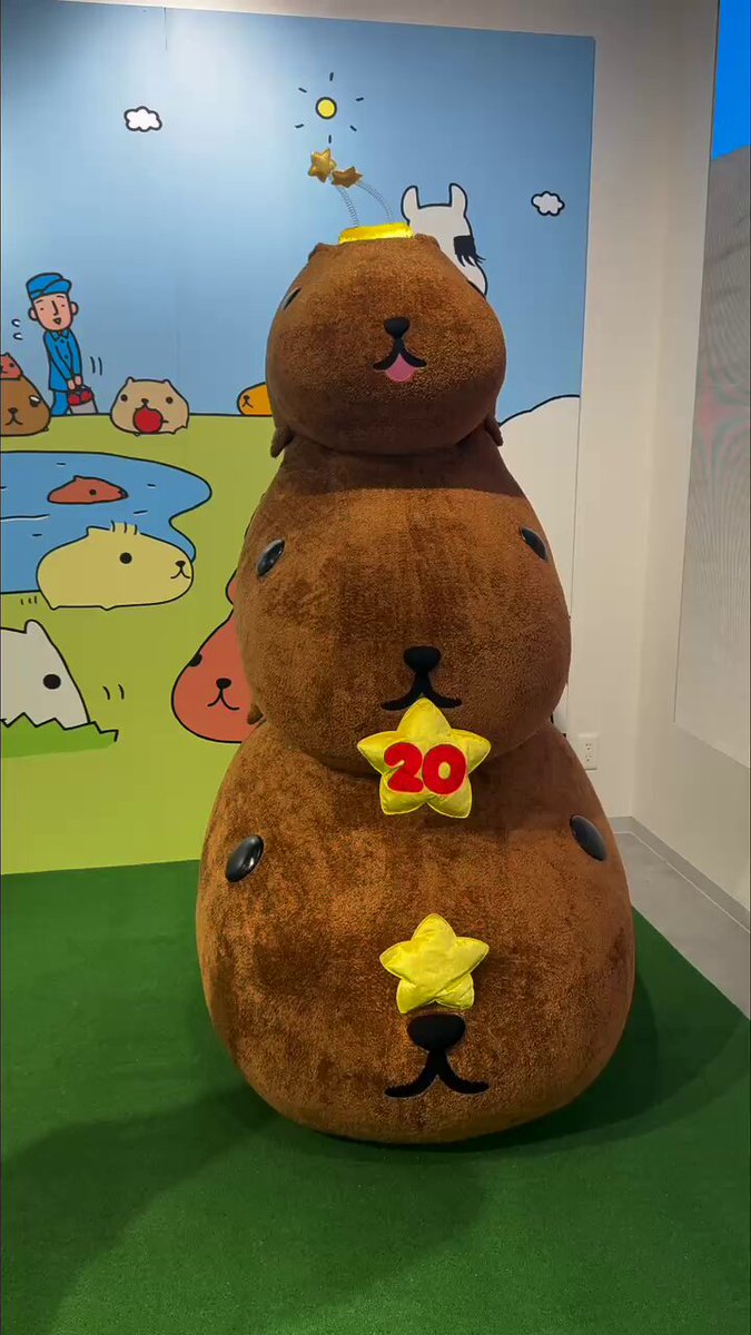 カピバラさん マスコット カピバラさん ほわほわ、もけもけ。マスコット （40個入り
