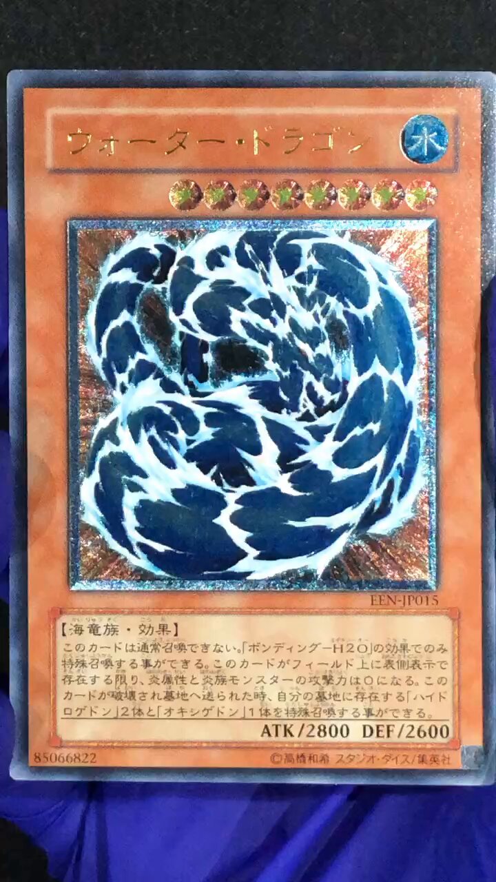 遊戯王 - ②ウォーター・ドラゴン　レリーフ　遊戯王カード 遊戯王 ウォータードラゴン レリーフの通販 理穂直子（267850083