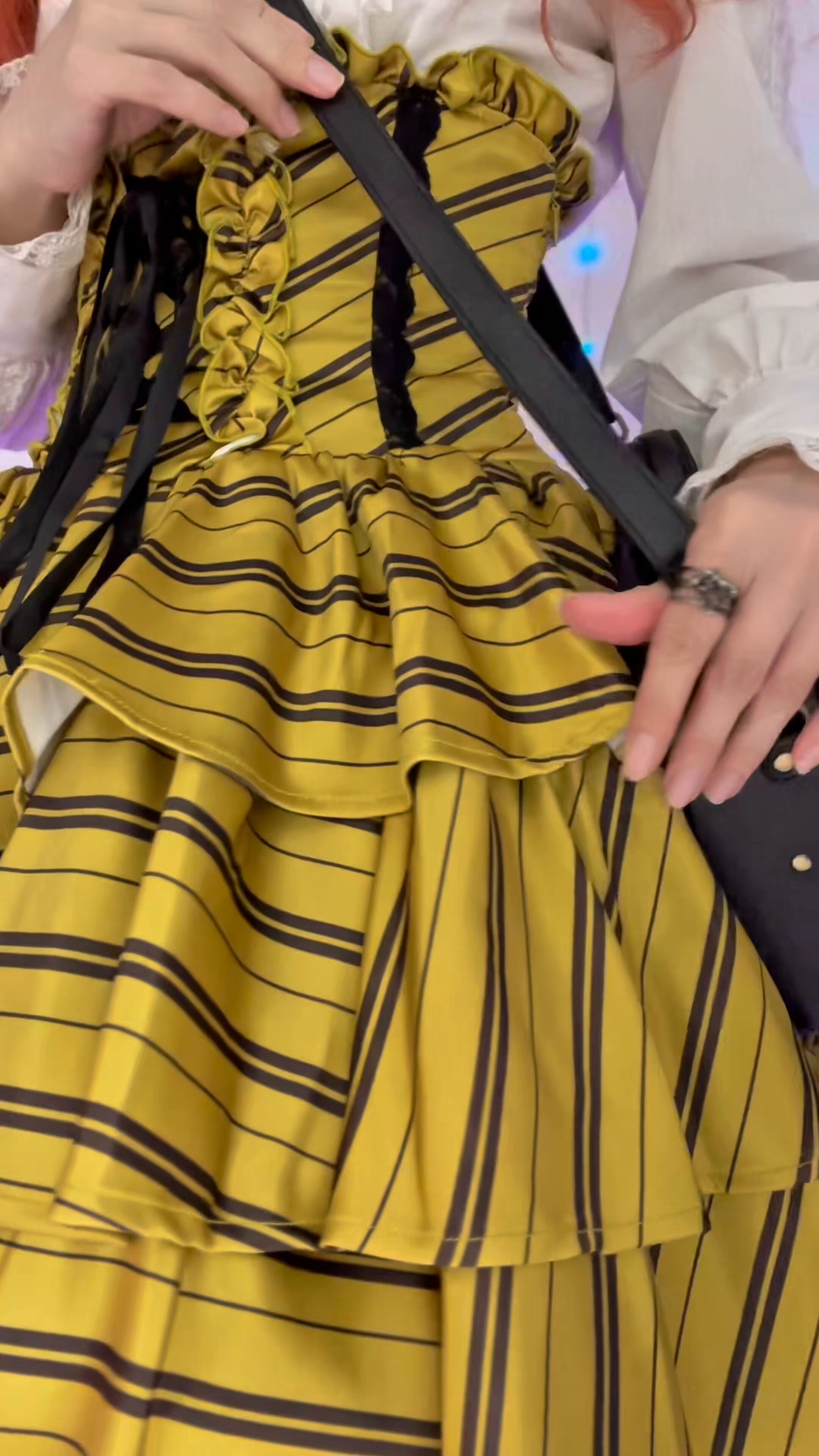 クラロリくる実さんコラボワンピースセット しまむら くる実さんのクラロリワンピース、可愛いのにサイズが