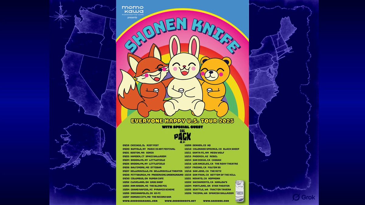 ShonenKnife_少年ナイフ (@ShonenKnife_Mgr) / X