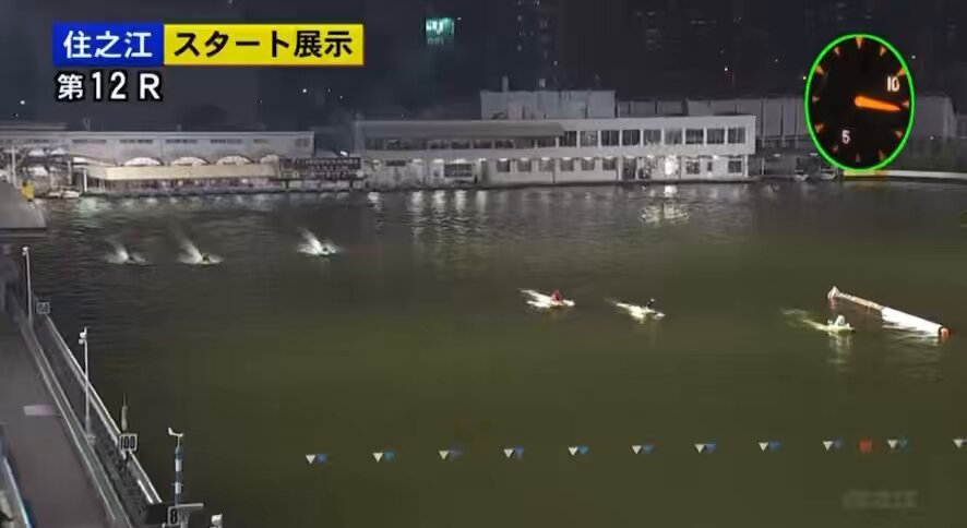 住之江12R、1-23-23番組だと思ってたけどスリットこんな感じか。 これ