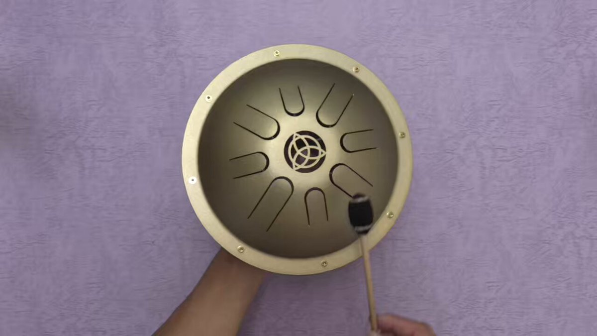 【美品】喜楽器ガンクドラム ソルフェジオ 頑工ドラム ヒーリング ソルフェジオmini | 喜楽器ガンクドラム