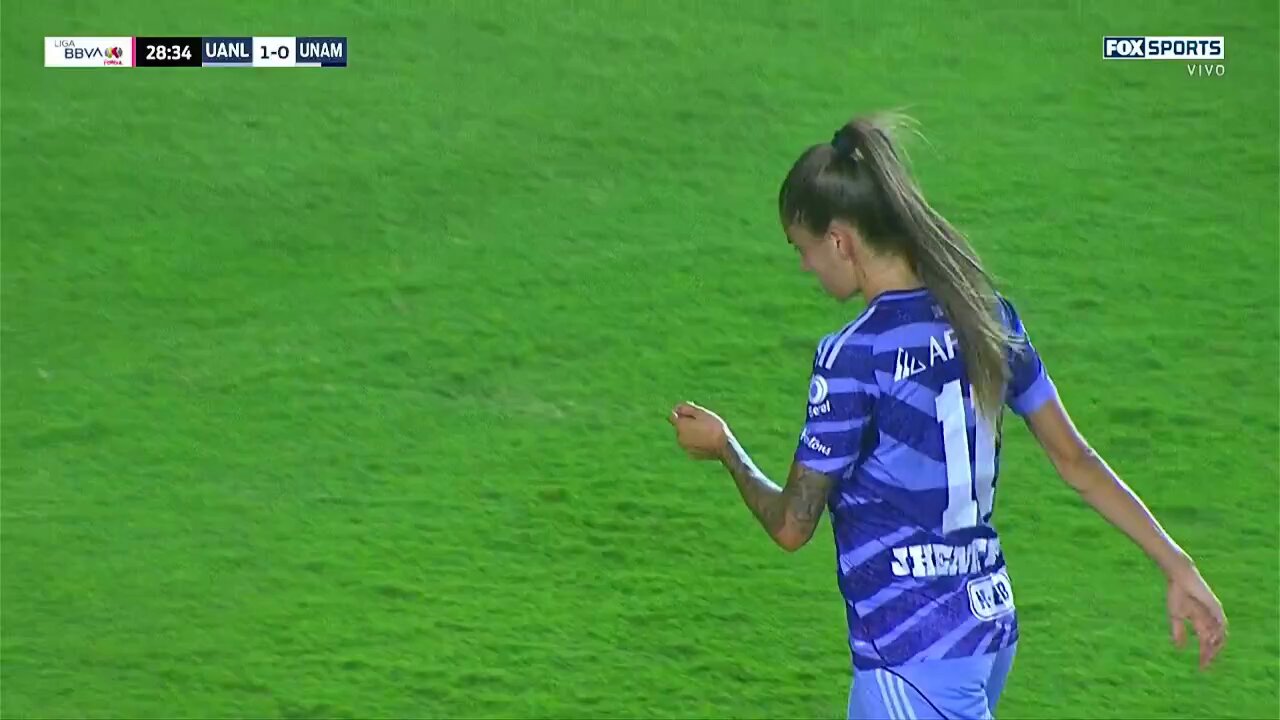 Ventaja de 2 goles para @TigresFemenil al MT con el gol de Farmer...