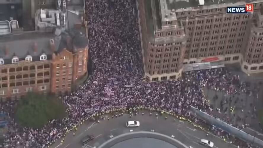 [問卦]幹嘛英國爆發超大規模抗議？