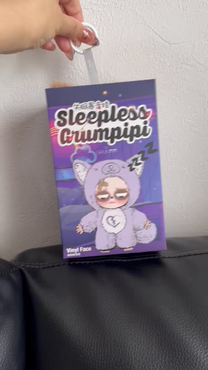 正規品♡グランピピ　グレー ピンク Sleepless Grumpipi グランピピ Sleepless Grumpipi aiai ピンク ぬいぐるみ - メルカリ