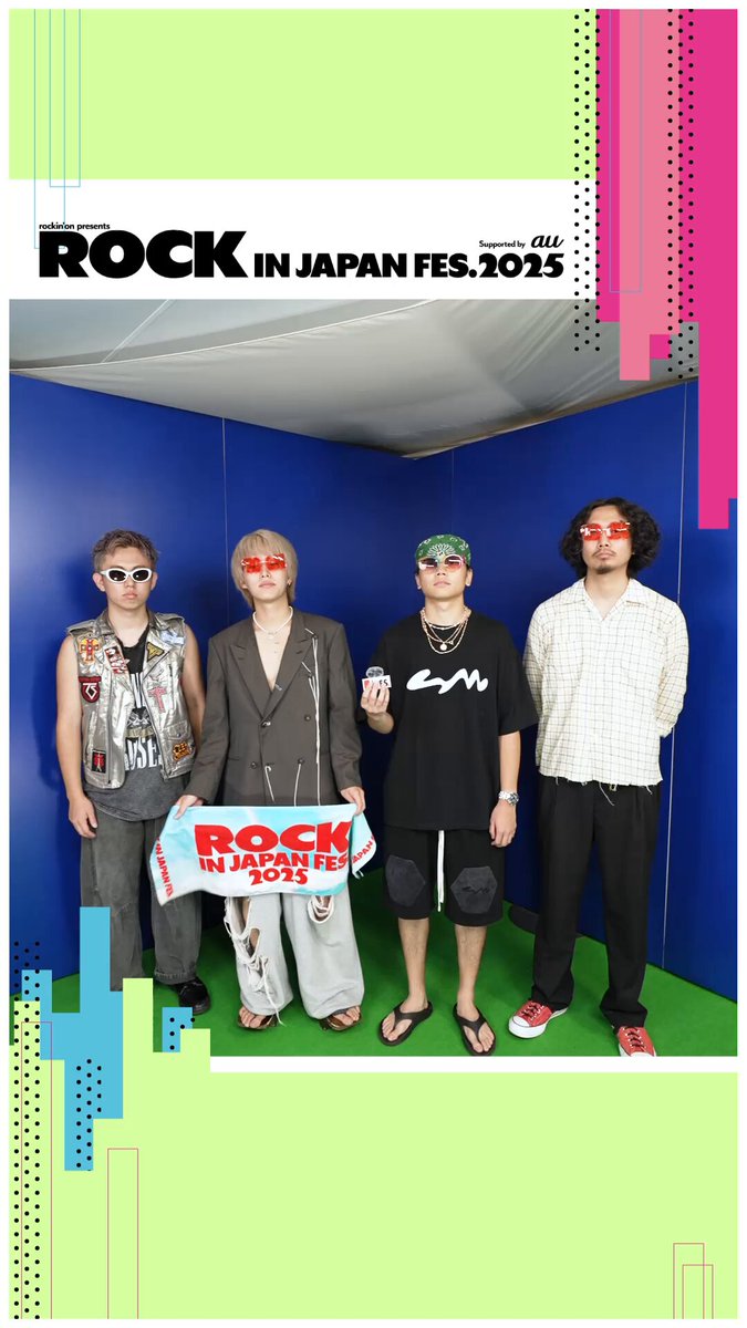 ROCK IN JAPAN FES. 2025】 🌈Artist Comment🌈 ヤングスキニー