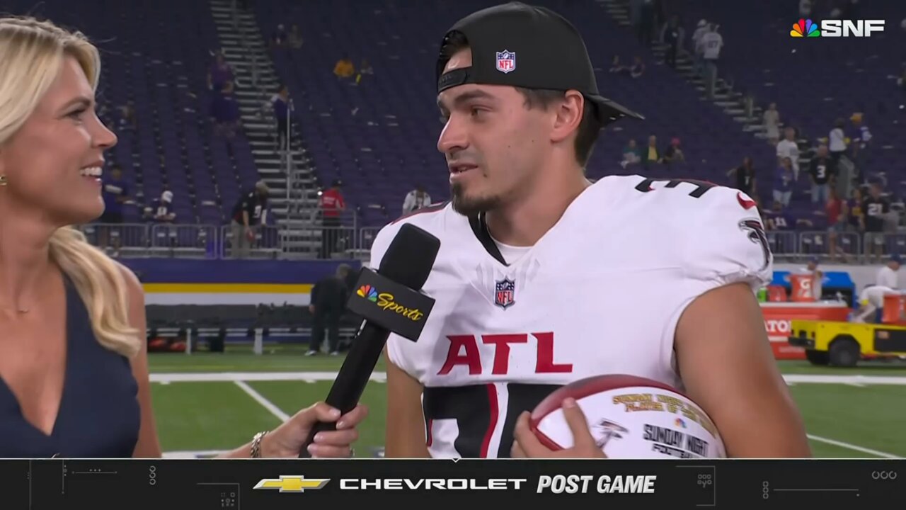 DraftKings on X: "Newly signed Falcons kicker Parker Romo got to meet  teammate Leonard Floyd for the first time during his postgame interview  after Sunday Night Football 😂 https://t.co/Jp08kIvkZO" / X