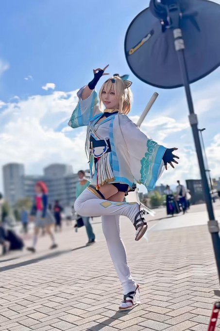 Twitterのコスプレ動画1