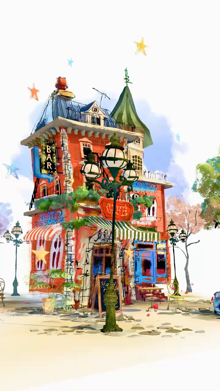 風景画3 フランクフルトの街並み/3」 by kumashichi｜Artmeter｜暮らしを