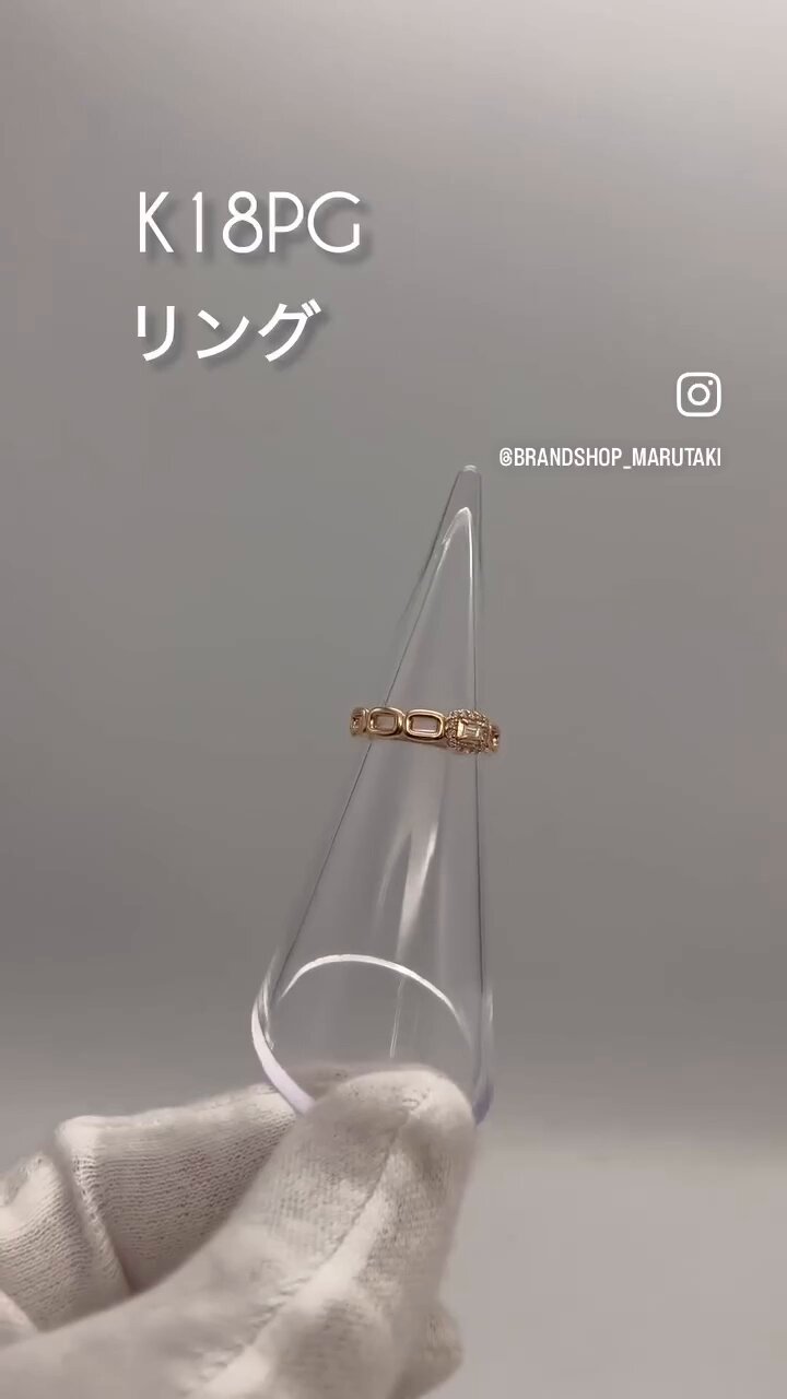 ノンコ☆K18 PG 天然ダイヤモンド　0,13ct リング　2,1g MARUTAKI【川崎駅前店】 on X: 
