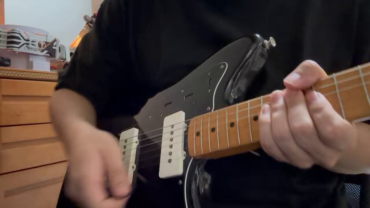 Fender ST-456 ネック／ジャズマスターボディ／ダンカン SJM-1 Fender