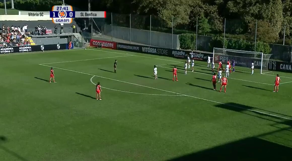 ⚽️ Carole Costa faz o primeiro golo do Benfica na Liga BPI. (1-1)