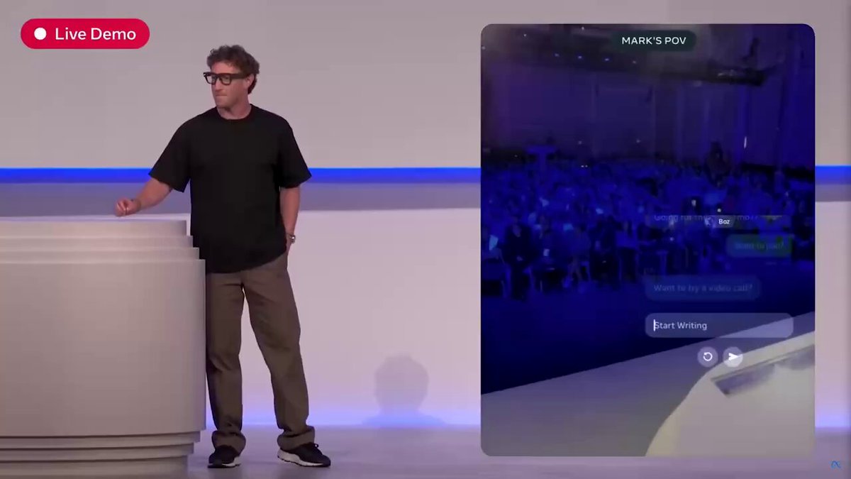 ميتا شرحت ليه نظارتها ماشتغلت زين بالمؤتمر: كان فيه كثير معهم نظارات ميتا، فلما يقولون hey meta ويعطونها امر. فان جميع النظارات بالمبنى تنفذ نفس الأمر وهذا صار كانه هجوم على السيرفر تسبب في عطلها 