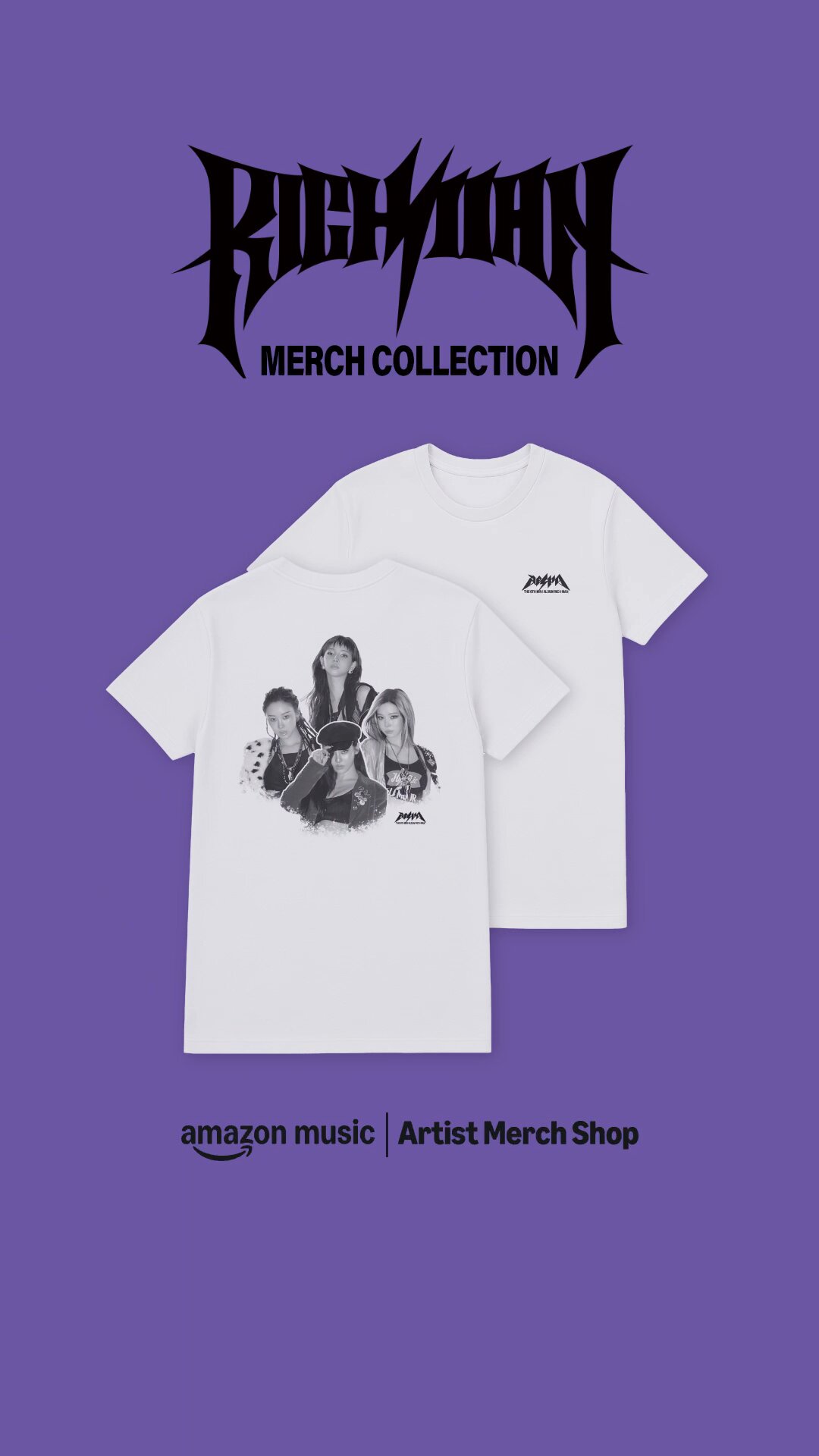 aespa RichMan ポップアップ限定 Tシャツ aespa - T-Shirt Set (Short Ver.) [2025 aespa Week 'Rich Man