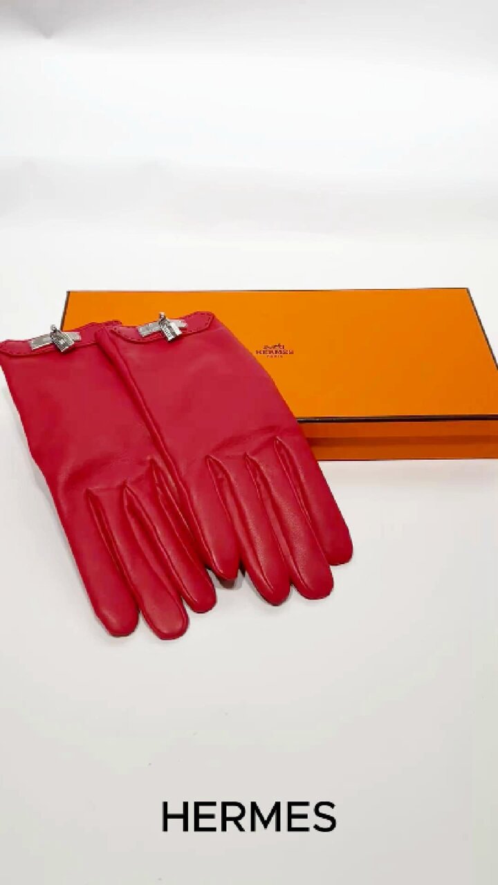 極美品 箱付 エルメス レザーグローブ ケリーカデナ ラム スウェード ホルダー 極美品 箱付 エルメス レザーグローブ ケリーカデナ ラム