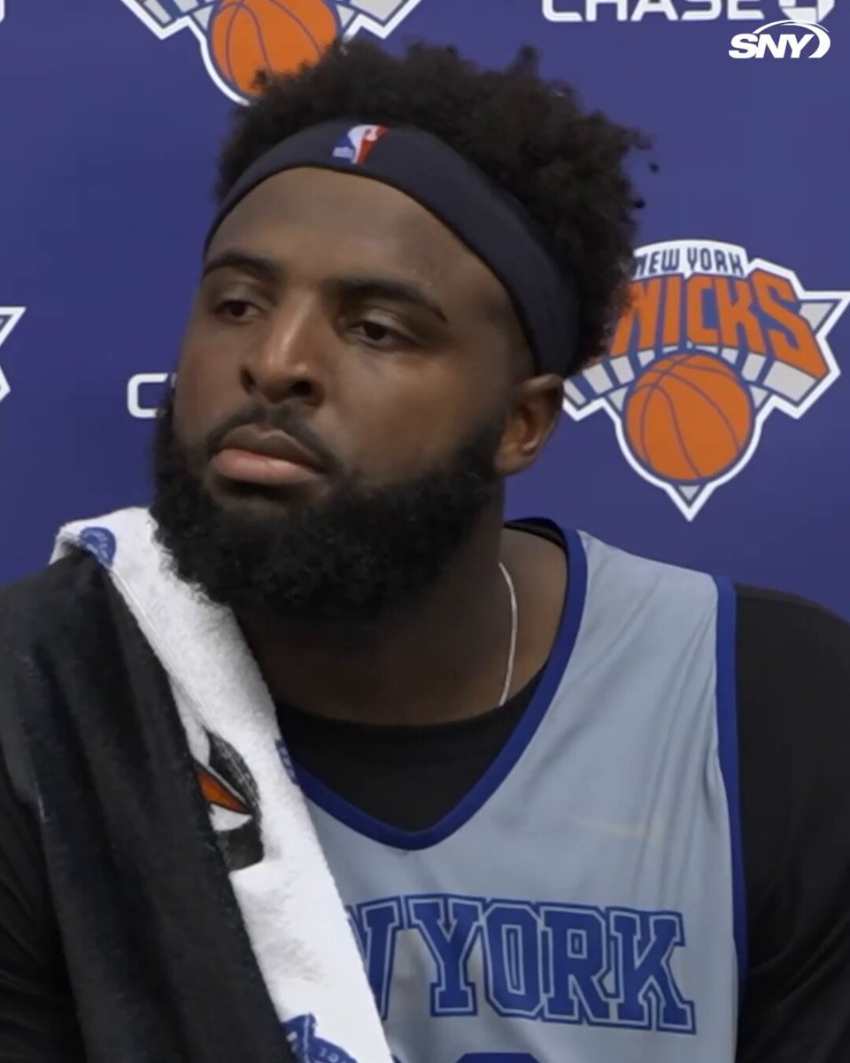 Mitchell Robinson does not care if he starts or comes off the bench for the Knicks:

"I started before, I came off the bench before, I did great in both" 