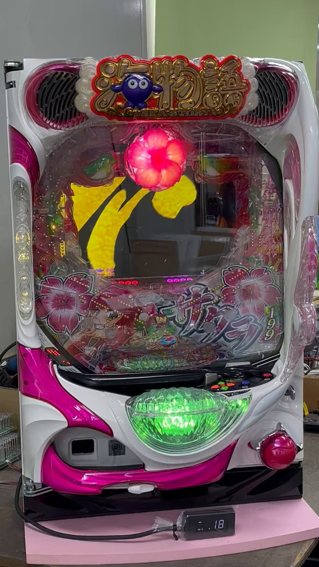 パチンコ【セール✨】リオ　南国育ちin沖縄　2台レアセット　実機　自動スタート パチンコ【セール✨】リオ 南国育ちin沖縄 2台レアセット 実機