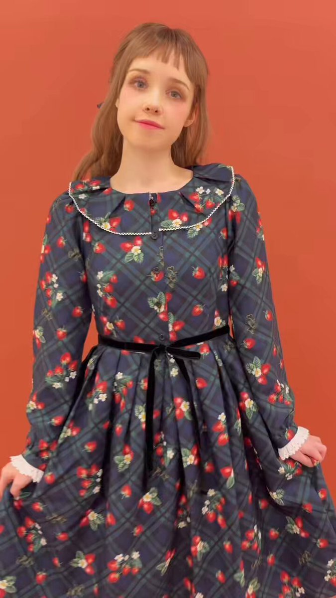 ❇️Emily Temple Cute ドット苺スカート黒 BK エミキュ BATH TIME スカート (BATH TIME skirt) | すべての商品