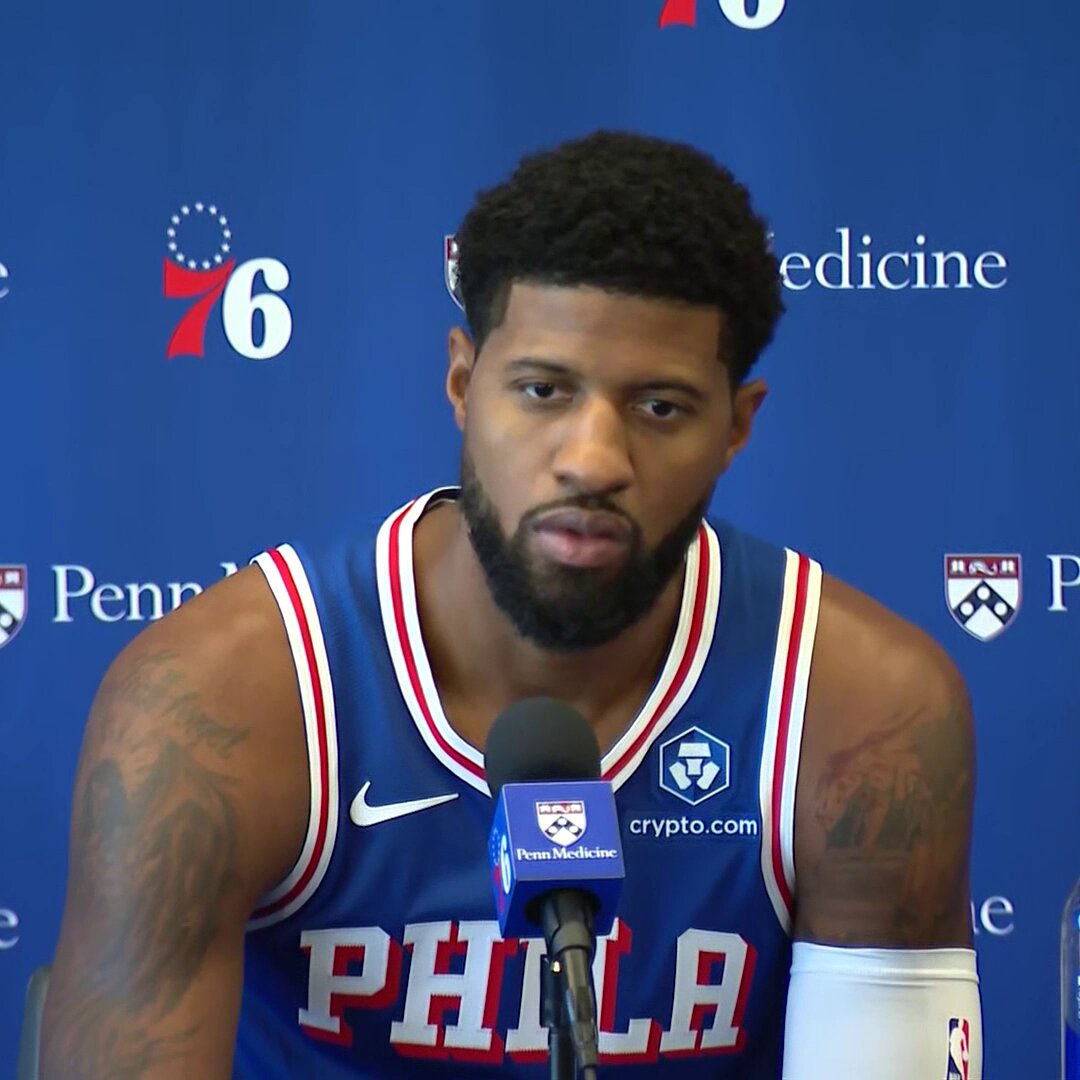 Paul George on becoming a mentor this season:

"[Coach Nurse] is counting on me, he's relying on me to help the young guys... That means a lot to me for Coach to have that trust in me." 