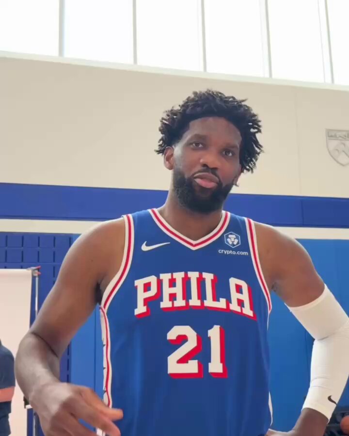 "That's a lot." 

Joel Embiid counts up his NBA seasons at @sixers Media Day! 