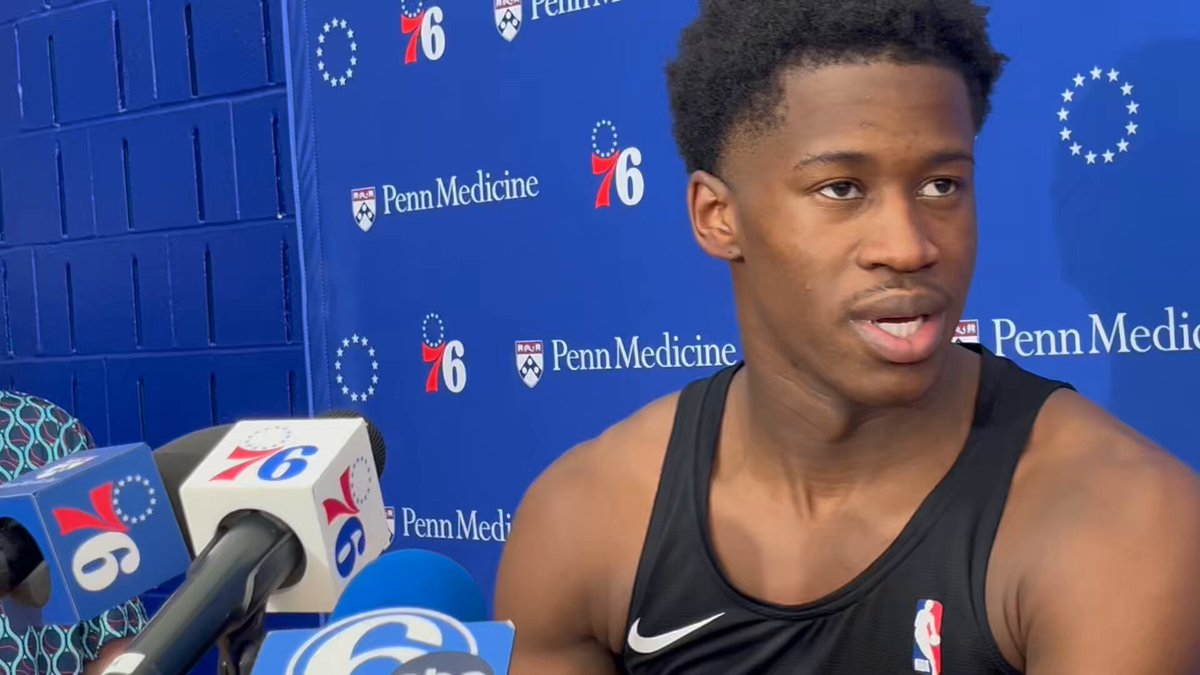 Sixers guard VJ Edgecombe on the most eye-opening thing about the NBA since being selected third in June’s draft: 