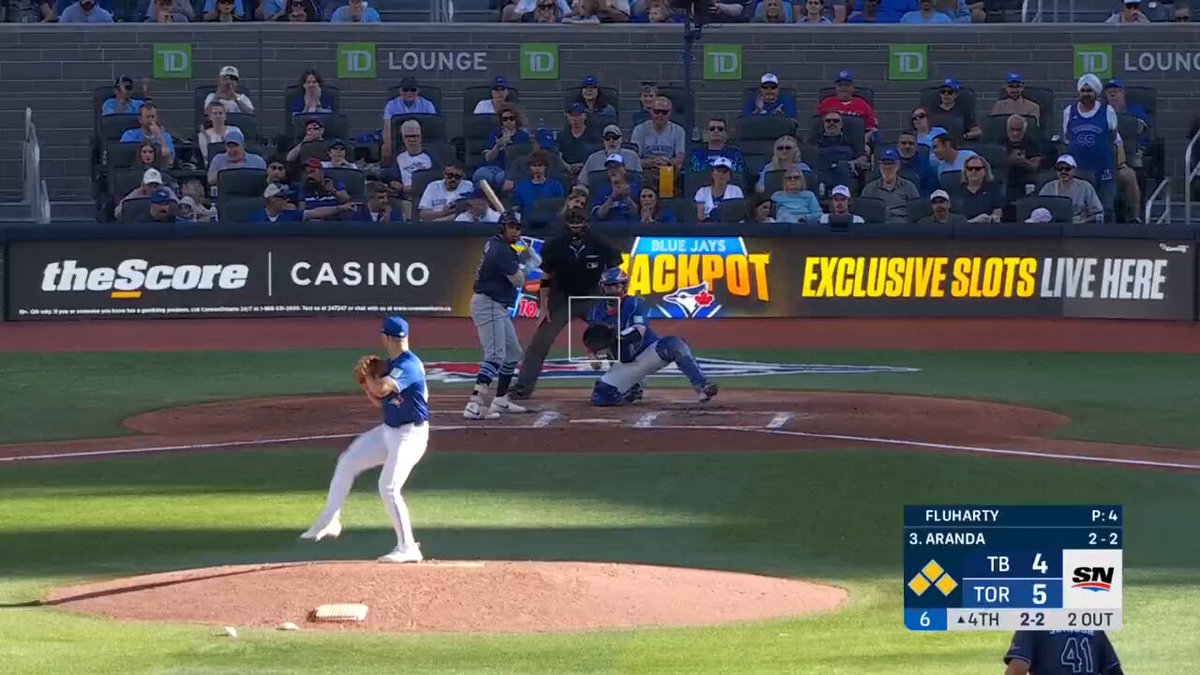 Mason Fluharty leaves them loaded with a HUGE strikeout 😤 