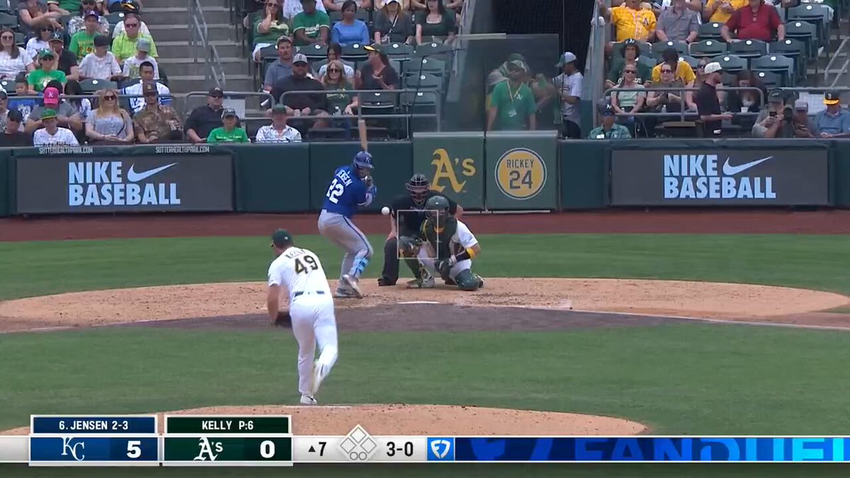 Carter Jensen hit this baseball 482 feet 😳 