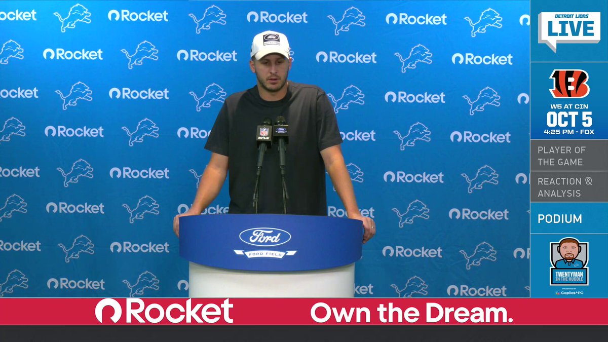JG on the OL's protection today 