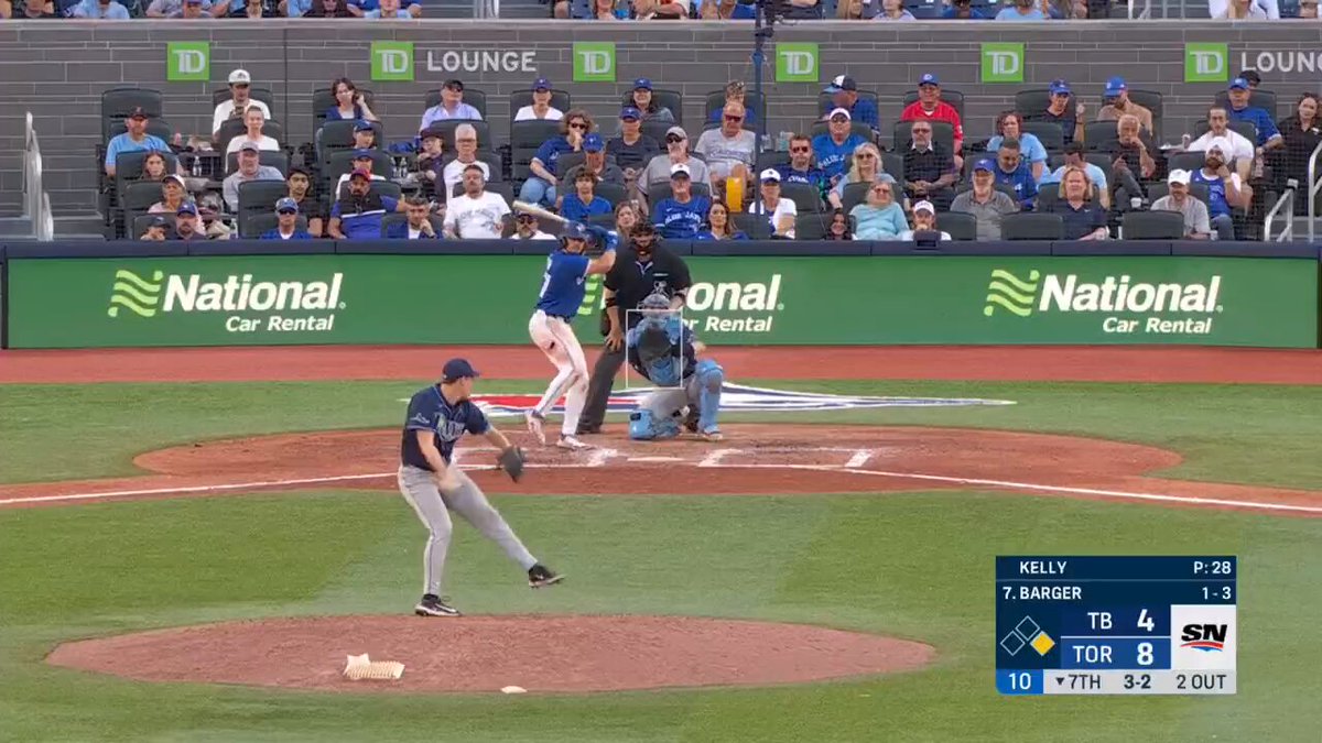Addison Barger CLOBBERS a 2-run shot 😤

The @BlueJays are inching closer to the AL East title 👀 