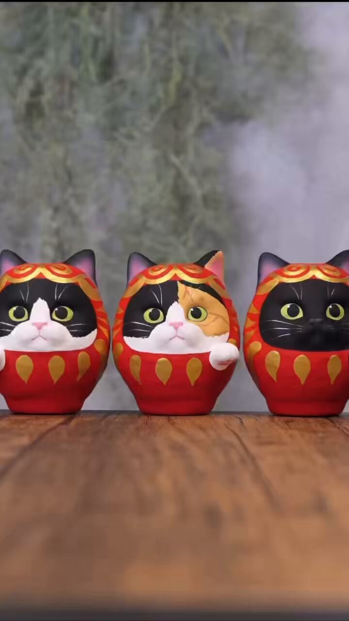 だるま屋るもん干支だるま卯年左手