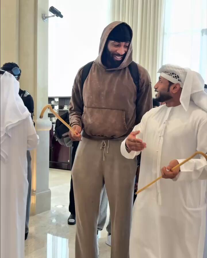 Andre Drummond seems to be already enjoying himself in Abu Dhabi 🙌 