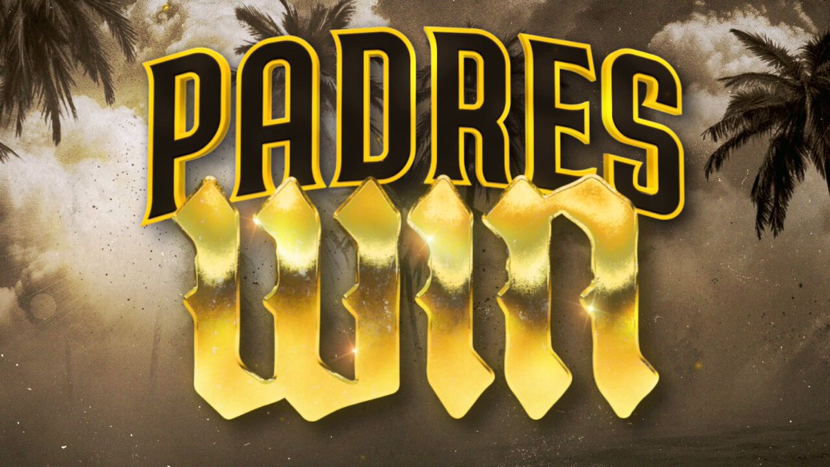 #PadresWin!

FINAL: Padres 3, Cubs 0 