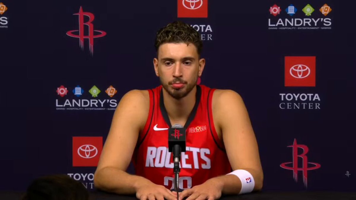 Alperen Sengun on the potential playing with Kevin Durant: "I know he's going to make my job easy, hopefully I can make his job a little bit easier." 