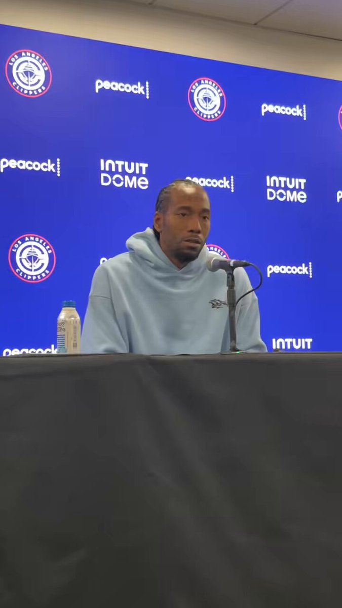 Kawhi Leonard's full exchange with @ramonashelburne regarding the Clippers/Aspiration investigation.

"I understand the full contract and the services I had to do. I don't deal with conspiracies or the clickbait analyst or journalism that's going on."

Kawhi adds, "I don't think it's accurate," that no services were performed and that he didn't receive the money that he was owed in the contract.