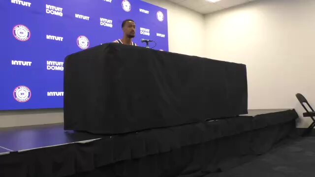 Asked John Collins about being Kawhi Leonard's teammate after Kawhi has asked for a bigger starting-caliber forward to play with for years.

JC mentioned how "we all know Kawhi, not too long-winded conversations..." 😆

But that he is excited to learn from Kawhi and to win 