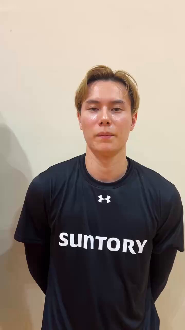 サントリーサンバーズ　選手支給Tシャツ SVリーグサントリーサンバーズ大阪 バレーボールTシャツ 選手