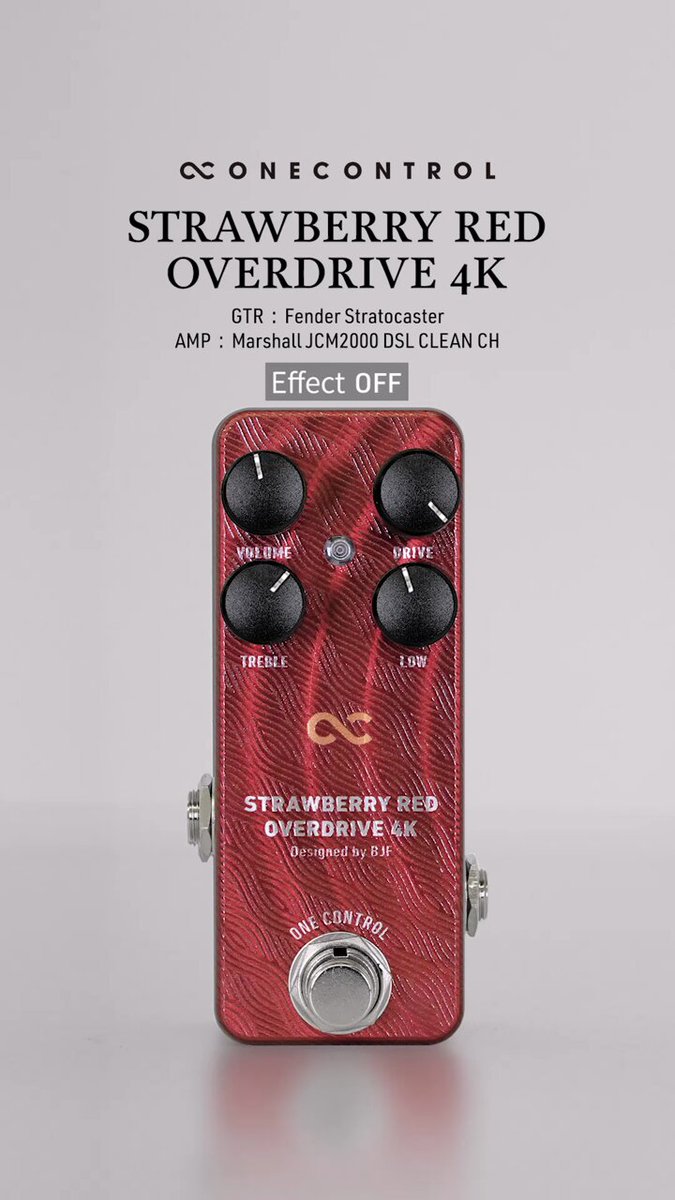 ギター STRAWBERRY RED OVERDRIVE 4K ギター STRAWBERRY RED OVERDRIVE 4K Amazon | ワンコントロール