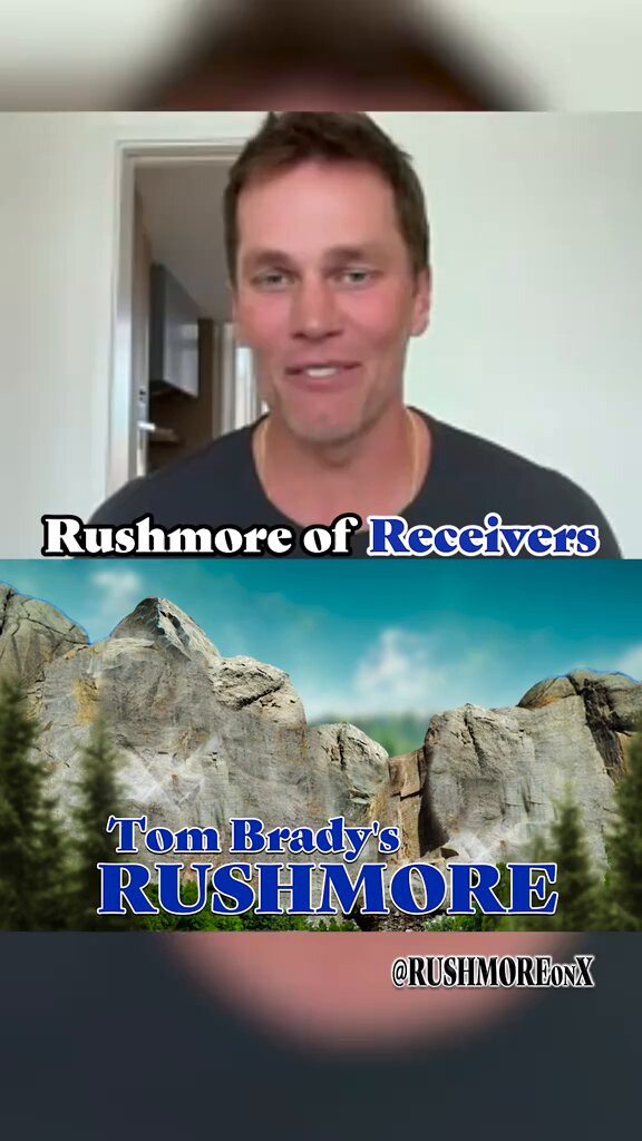 Tom Brady's Mount Rushmore of Receivers... what do y’all think? 🤔

- Jerry Rice 
- Randy Moss 
- Larry Fitzgerald 
- Rob Gronkowski 