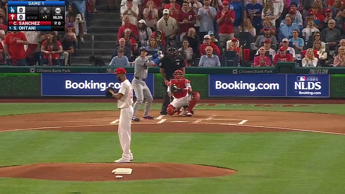 Cristopher Sánchez struck out Shohei Ohtani on 3 pitches to start the series in Philadelphia!

(via @MLB)

