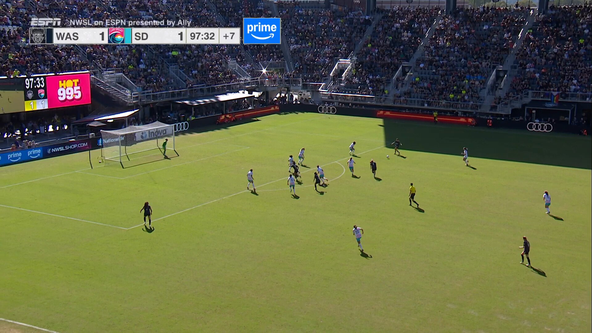 Rosemonde Kouassi launches a hail mary from distance for the game-winner 🚀