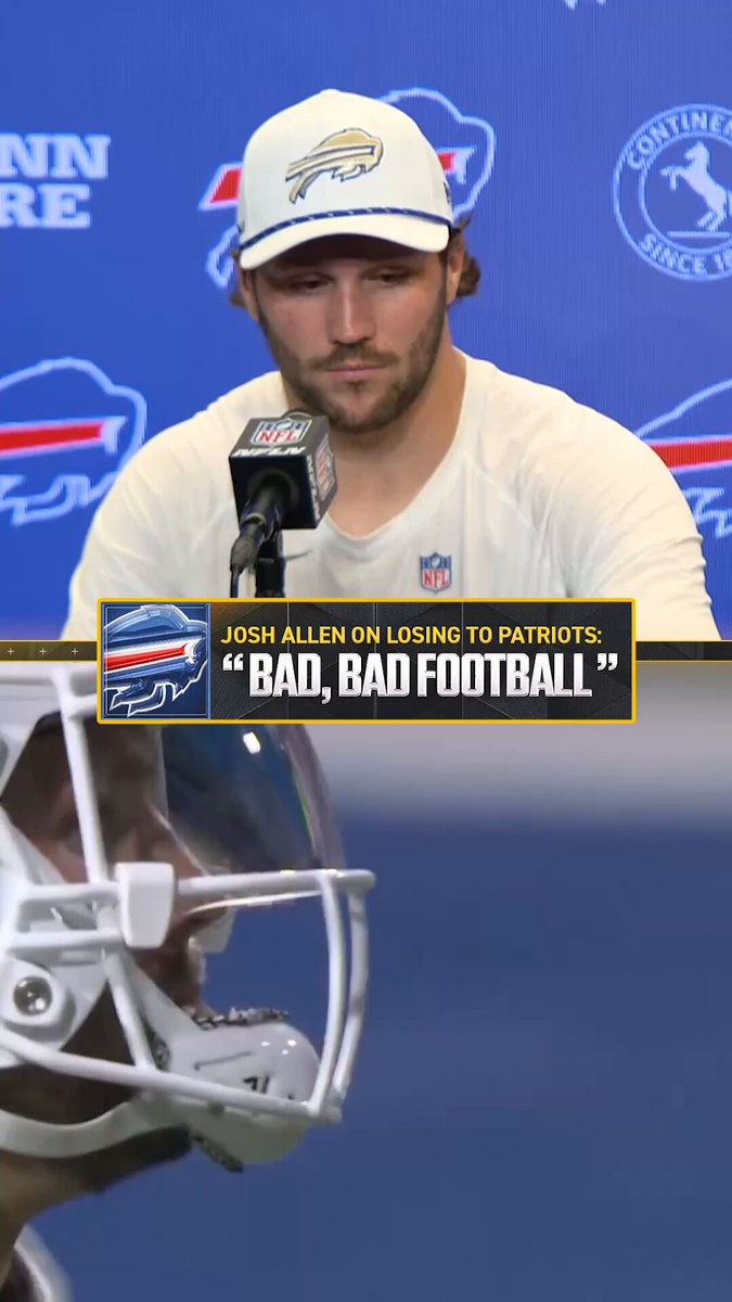 Josh Allen shared his thoughts after the Bills lost their first game of the season ⬇️

(via @BuffaloBills) 