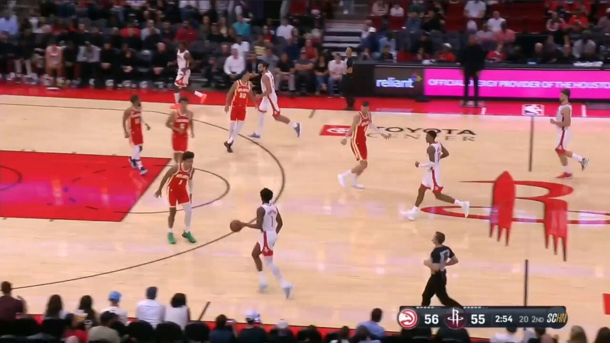 Another triple from Sengun. He showed some of this in Eurobasket and it will be huge for the Rockets if this is really part of his game this year. 