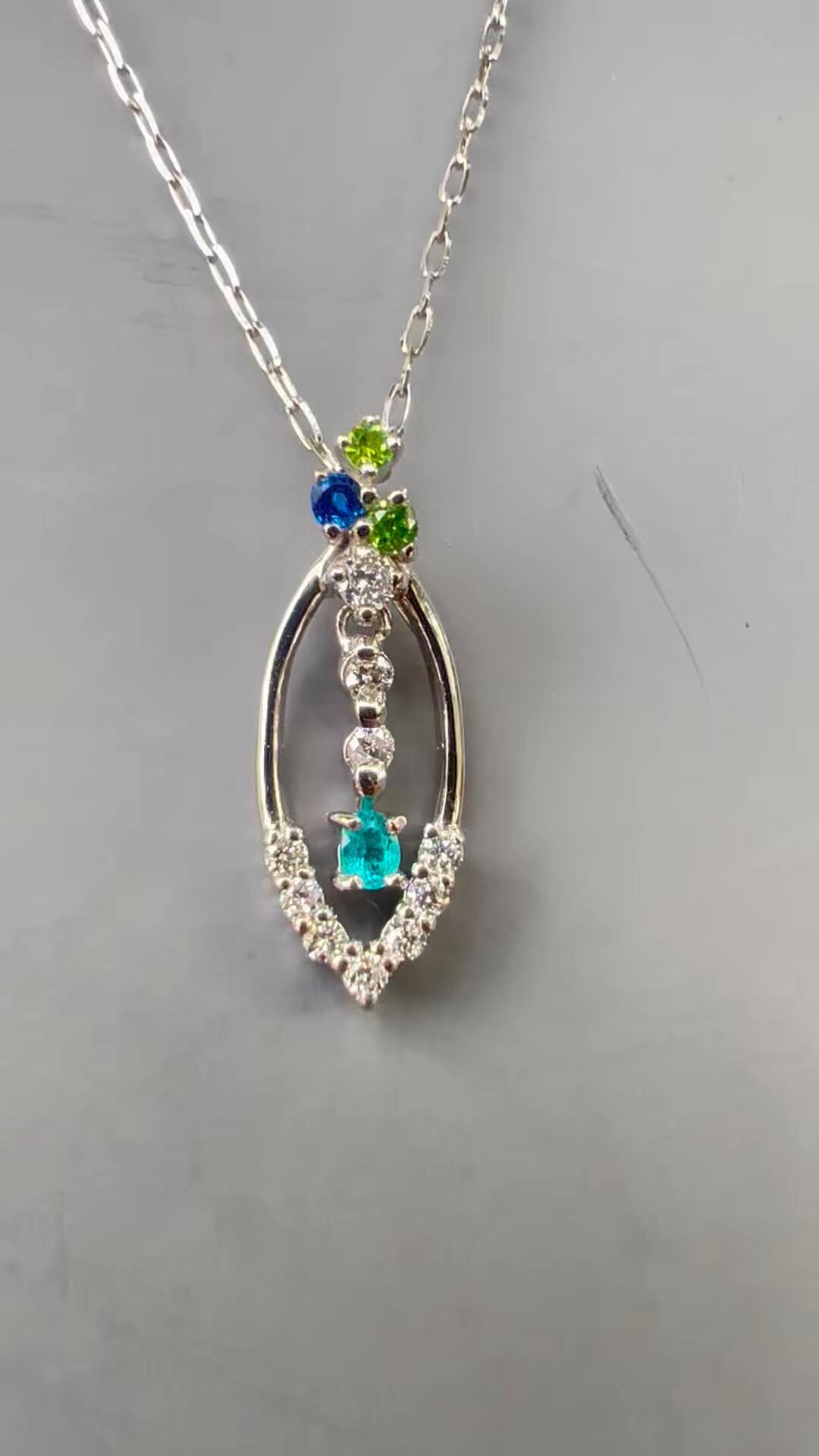 とにかく素晴らしい質です!!!★バターリャパライバトルマリン&アヤナスピネル★ ☆バターリャパライバトルマリン&アヤナスピネル18金&Ptリング